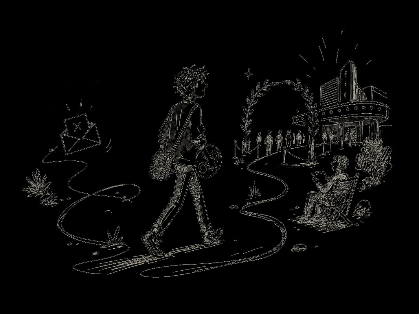 Hand-drawn filmmaker rerouting toward a new festival cinema